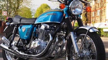 1970 Honda CB750 K0 Rare UK Round Edge Rear Light Model,BLUE