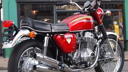 1970 Honda CB750 K0 Rare UK Round Edge Rear Light Model.