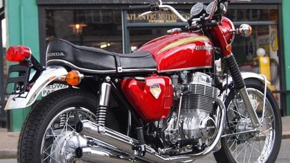 1970 Honda CB750 K0 Rare UK Round Edge Rear Light Model. RED