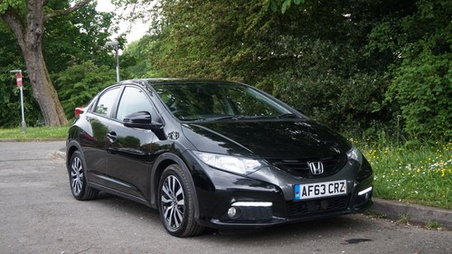 2013 HONDA CIVIC 1.6 i-DTEC ES 5dr 1 Owner + FSH + £0 TAX For Sale