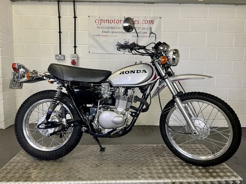 HONDA XL250-KO MOTOSPORT, 1972/K, 15018 MILES VERKAUFT