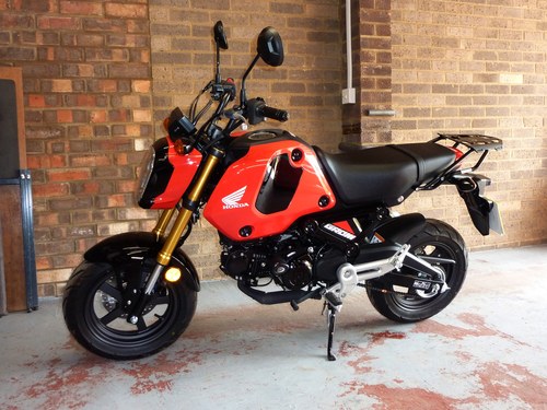 2023 Honda MSX 125 Grom ABS 17 miles from new + extras