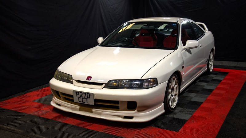 1997 Honda Integra White Manual, speed Right Hand Drive in