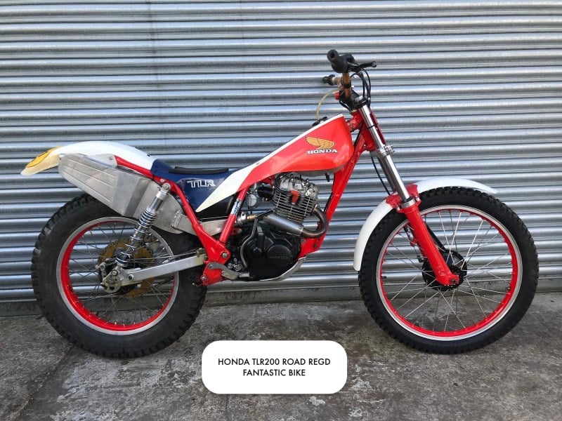 1983 Honda TLR Red in United Kingdom For Sale Car Classic