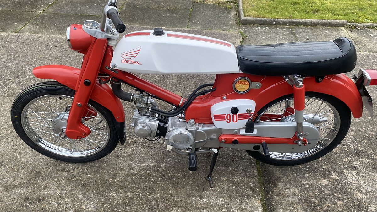 1968 Honda C90 Red Manual, 3 speed in Liverpool, United Kingdom - For ...