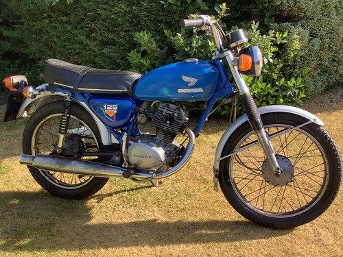 Honda CB 125 1972 rare bike £895
