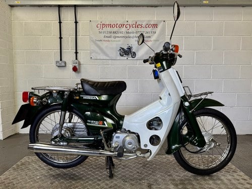 HONDA C50 SUPER CUB, 1986/C, GREEN, 2093 KLMS VERKOCHT