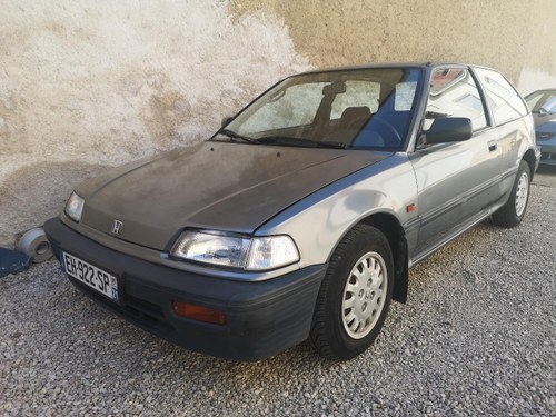 1989 Honda Civic Grey Manual, speed Left Hand Drive in Dijon
