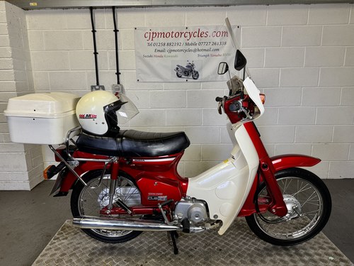 HONDA C90-MN CUB ELECTRIC START 1993/K 9743 MILES RED VERKAUFT