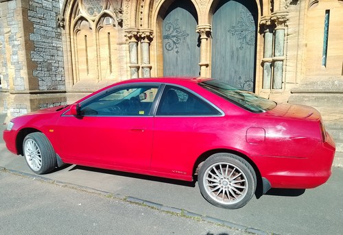 2001 Red Honda Accord V6 3.0i Ex Trim Coupe 2dr Petrol Auto