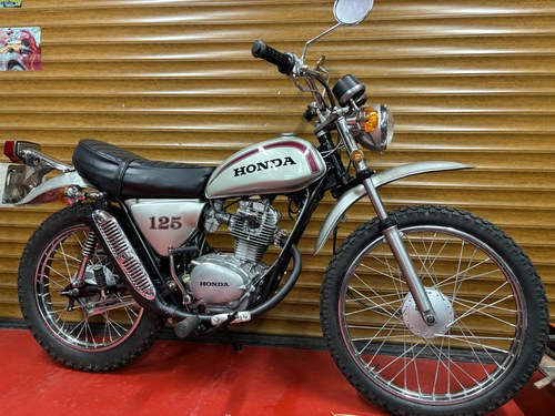 1975 HONDA SL 125 MINTER VERY RARE £4795 ONO / PX TL CB XR XL 185 En Venta