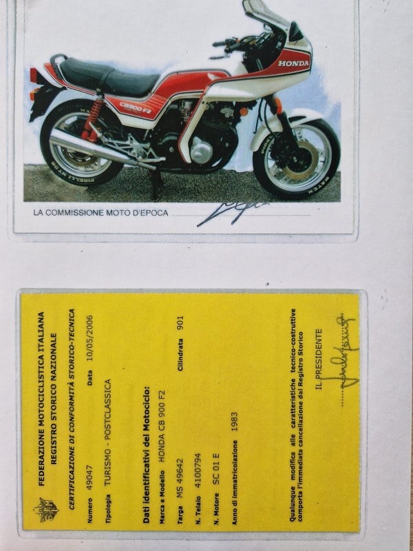 1983 Honda CB 900F - 1 1983 Honda CB 900F - 1