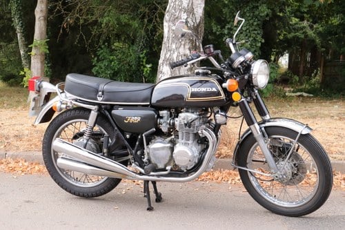 1974 Honda CB350 CB 350 F1 Four with just 4,578 miles!! SÅLD