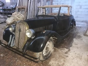 1936 Hotchkiss cabriolet to restore RHD In vendita