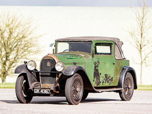 1930 Hotchkiss AM80 Riviera Faux Cabriolet For Sale by Auction