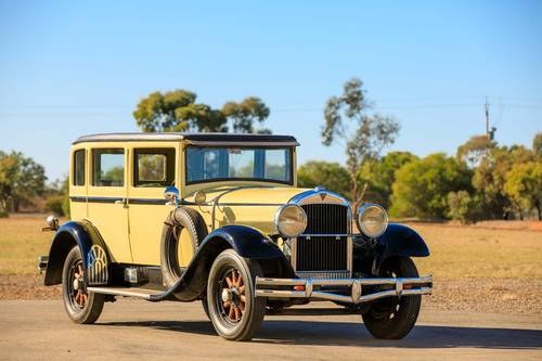 1929 HUDSON SUPER SIX “PINE CONE” SALOON For Sale by Auction