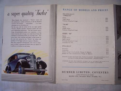 1933 Humber The New Twelve - 3