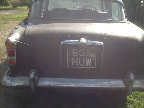 1964 Complete restoration for the Humber enthusiast VENDUTO