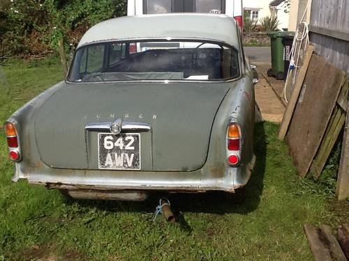 1963 Humber. Hawk for project/ parts free to good home VENDUTO