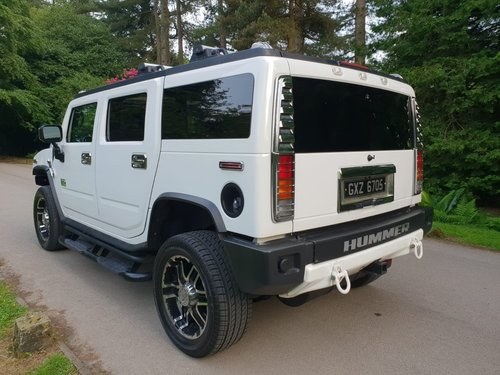 2004 **h2 hummer in white lux edition  wow lpg** For Sale
