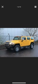 2007 HUMMER H3 3.5 LEFT HAND DRIVE YELLOW MODIFIED IMPORT