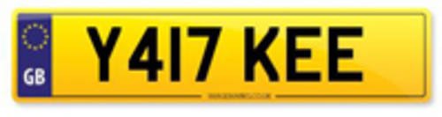 Y417 KEE Yankee Private Plate For Sale
