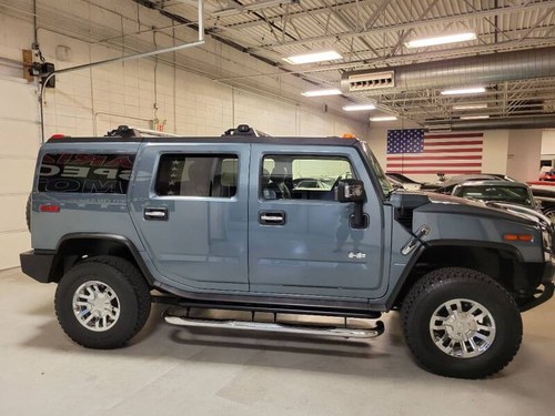 2007 HUMMER H2 4door SUV 4WD cool State Blue(~)Tan gas LHD In vendita