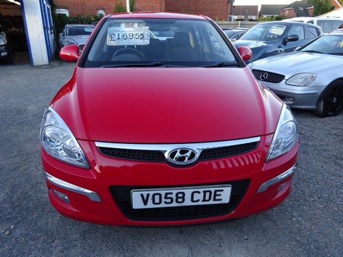 2008 SMART LOOKER i30 1400cc PETROL MANUAL HATCH NEW MOT IN RED  For Sale