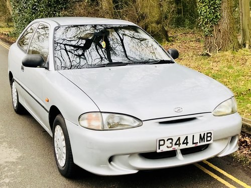 1996 Hyundai Accent Coupe 1.3, only 30,000 Miles, March 2019 MOT! For Sale