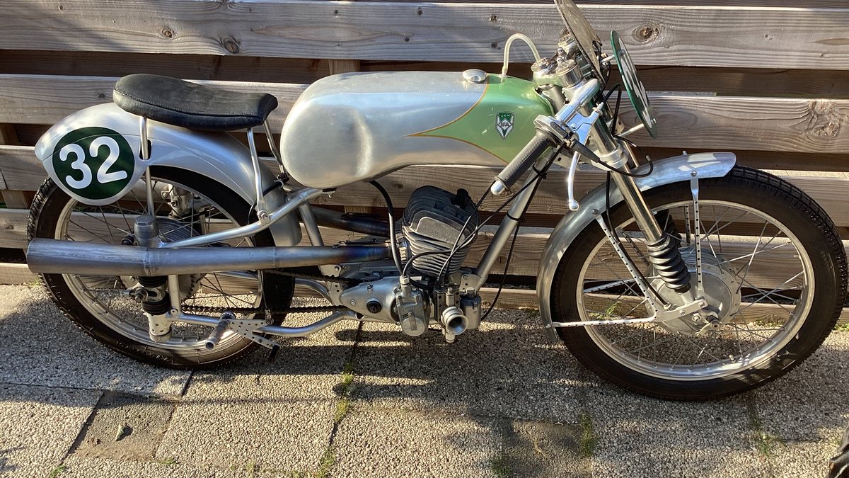 Ifa 125 1951 IFA IFA-DKW 125 Rennsport. Silver Manual, 3 speed in Alphen-Chaam ...