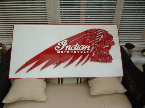 Indian Motorcycle 3D Sign For Sale
