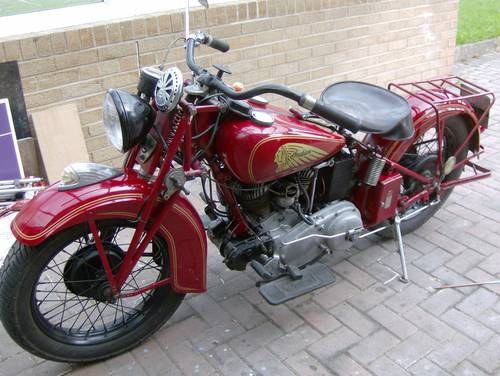 1942 Indian motorcycle SOLD