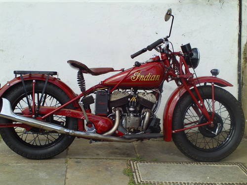 1939 INDIAN SCOUT 741B SOLD