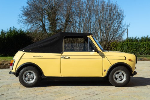 1971 INNOCENTI MINI COOPER CABRIOLET BOANO "MERVEILLEUSE" For Sale