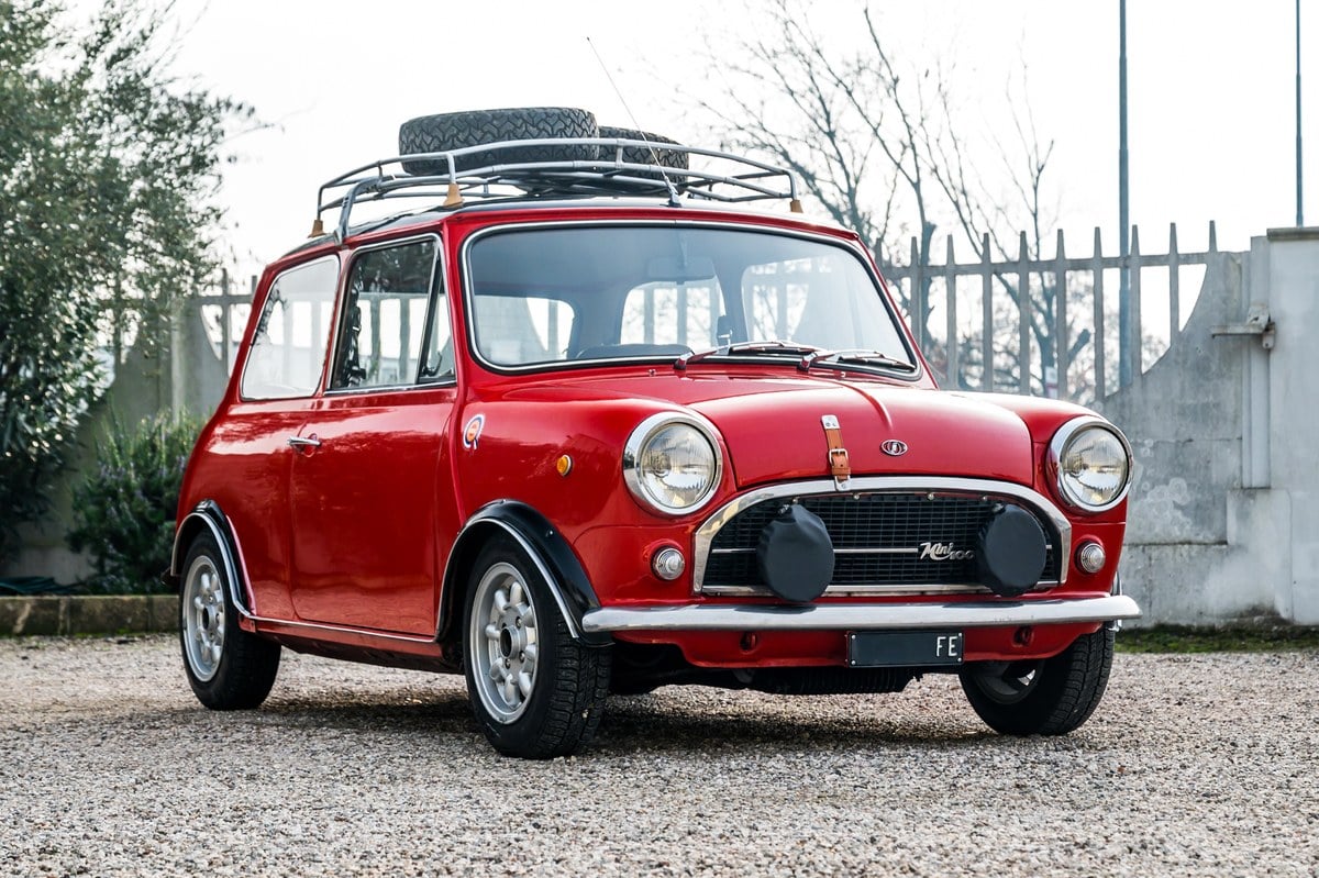 Innocenti Red 1972 Innocenti Mini Rosso Manual Left Hand Drive in Italy - For Sale ...