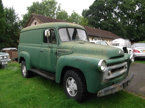 1955 International Harvester Panel Van Fitted On A Suburban SOLD