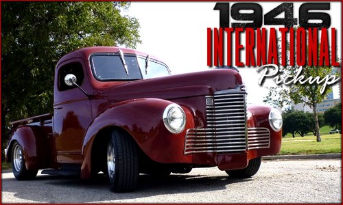 1946 International KB2 Pickup Truck Custom 350 AT AC $32.5k For Sale