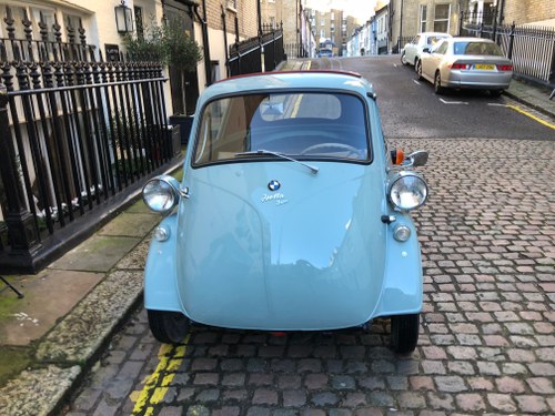 1957 BMW Isetta Cabriolet - unrestored 8415 miles For Sale