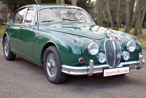 1964 Jaguar MK II 3.4 Manual with Overdrive in Racing Green For Sale