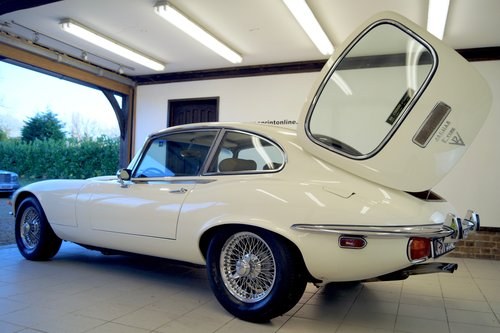 1973 Superb ORIGINAL 1972 Jaguar E-type V12 CROME WIRES +A/C     For Sale