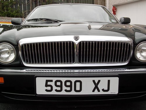 5990 XJ....a great plate for your XJ Jaguar. In vendita