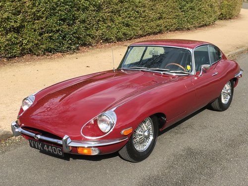 1969 Jaguar E-Type FHC Series 2 Coupe 4.2  Matching Numbers For Sale