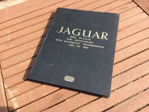 1950 Jaguar XK 120.140.150 workshop manual For Sale