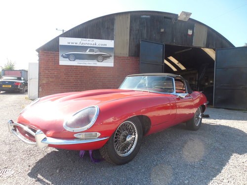 1966 JAGUAR E TYPE SERIES ONE ROADSTER For Sale