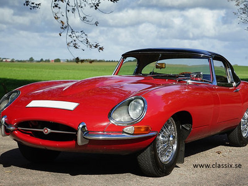 E-type Series 1 Flatfloor, welded louvers, original hardtop