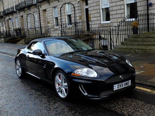 2011 JAGUAR XKR 5.0 CONVERTIBLE - DEMO + 1 ONR - 35K MILES - VERKOCHT