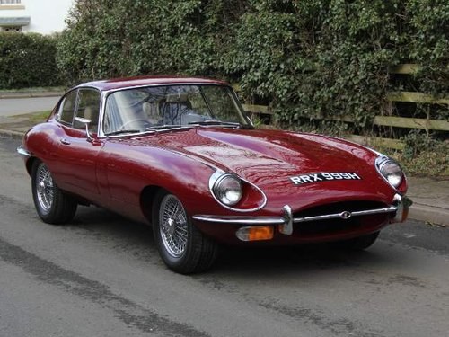 1969 Jaguar E-Type Series II FHC Matching No's, 83k mls Top Class For Sale