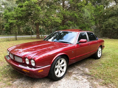 2002 Jaguar XJR = clean Red(~)Tan driver 92k miles $5.9k For Sale