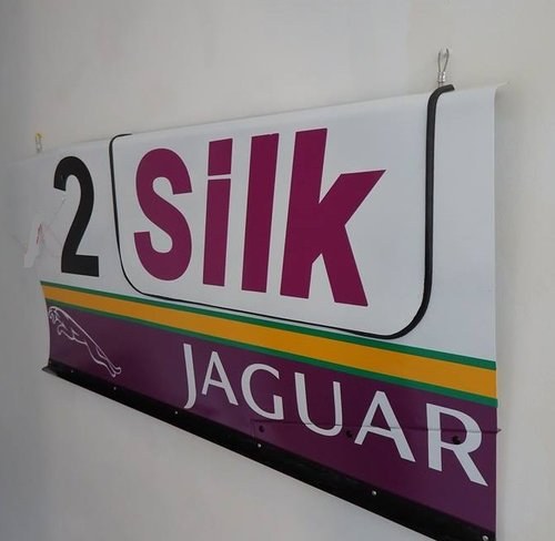 SILK CUT JAGUAR XJR-9 PANEL For Sale
