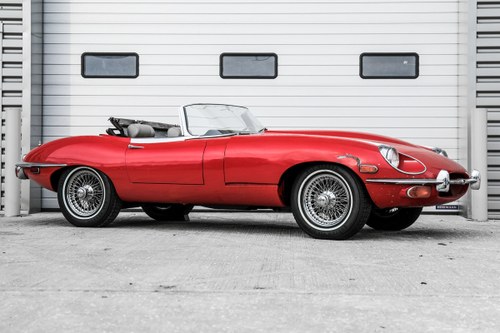 1969 Jaguar E-Type SII Roadster Manual LHD Project For Sale by Auction